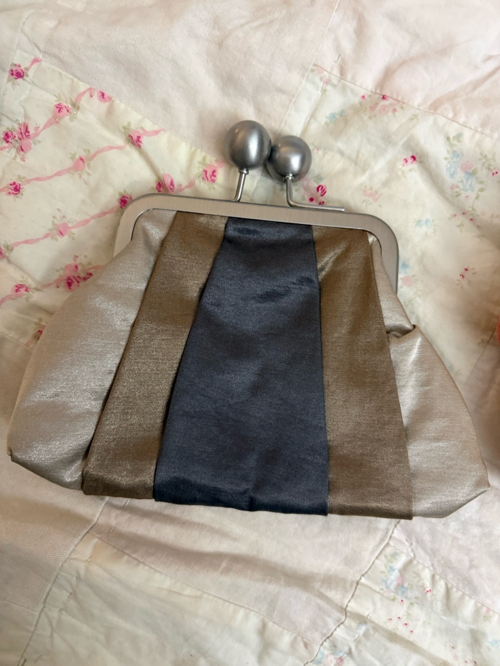 Bath & Body Works Giant Black and Silver Clutch - Picture 3 of 6